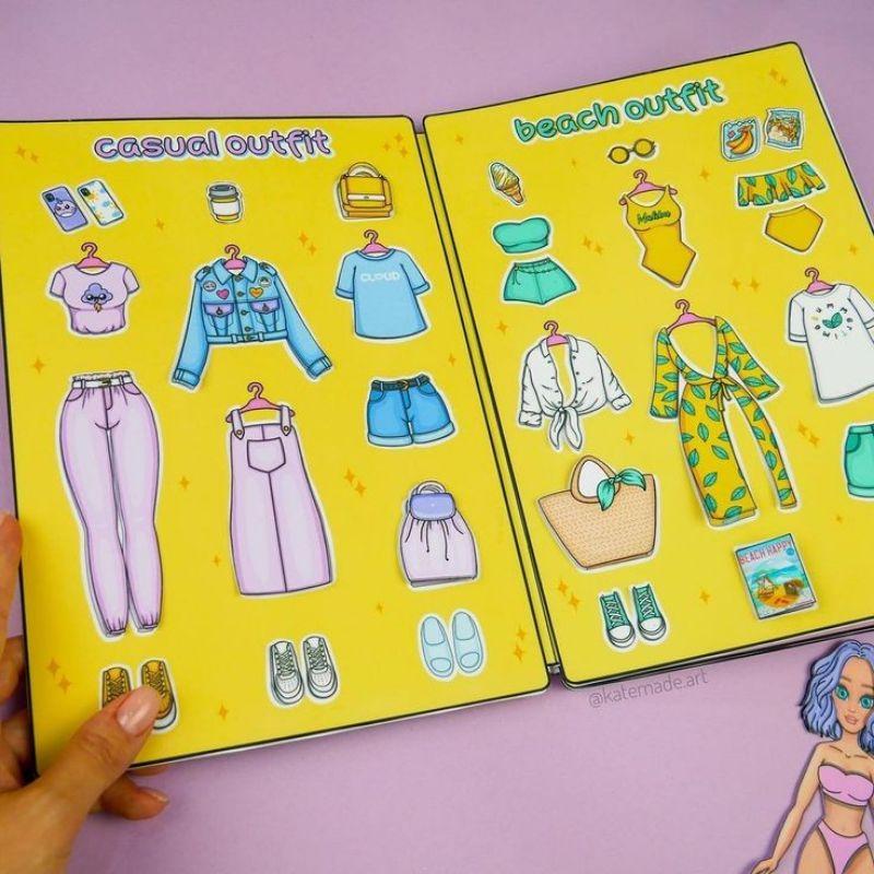 TỦ QUẦN ÁO BÚP BÊ GIẤY 2