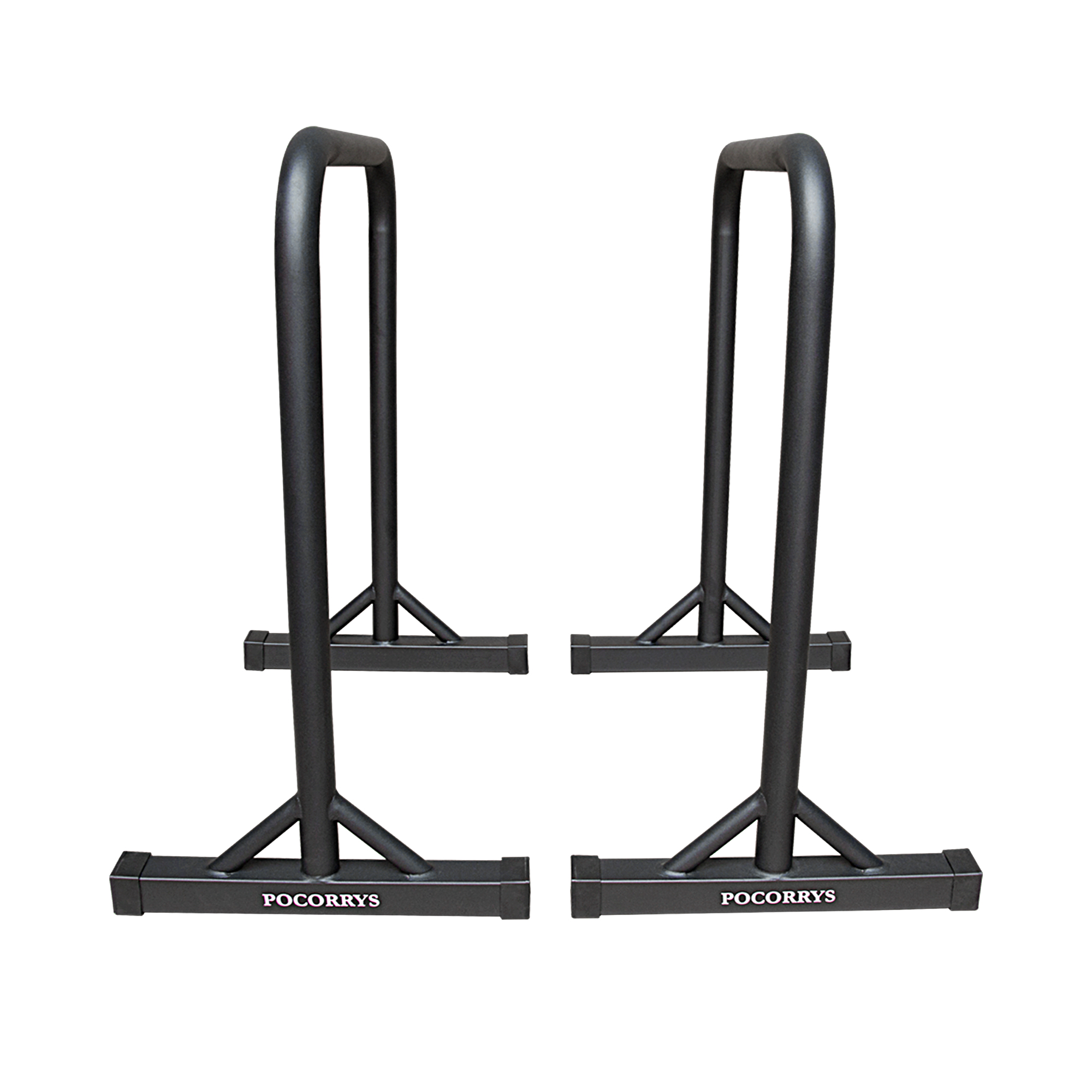 Combo 3 bộ Xà kép, Dụng cụ chống đẩy, Parallettes Pocorrys 01, Màu đen Full black