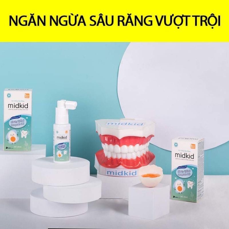 Xịt chống sâu răng Midkid 30ml