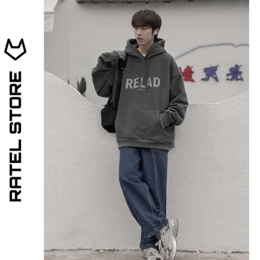 Áo Hoodie Nỉ Bông Nam Nữ RELAD Ulzzang Unisex Form Rộng