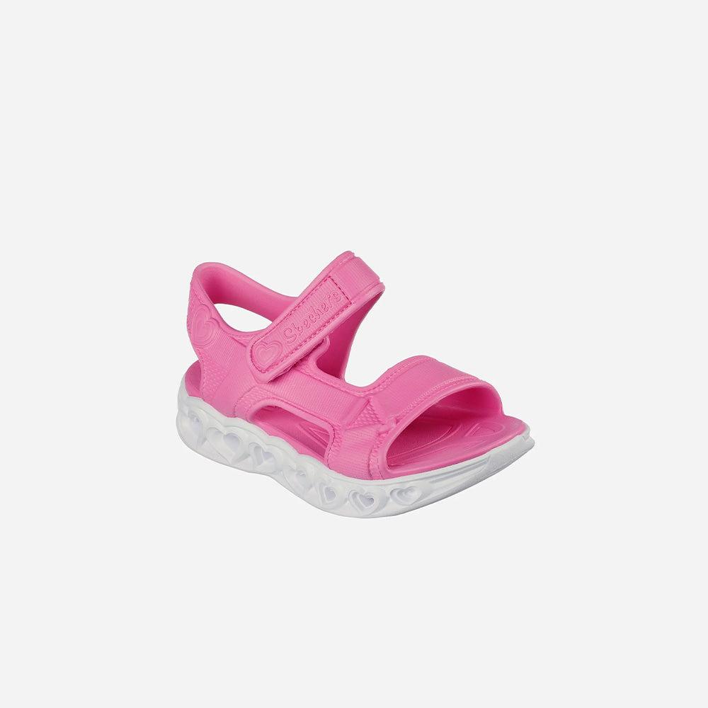 Giày sandal bé gái Skechers Heart Lights - 308045L-PNK