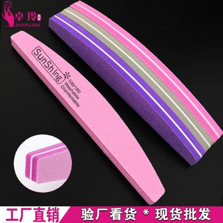 Phào dũa mịn các loại dạng hình thẳng lục giác chữ nhật chính hiệu Sunshine giúp mài mịn móng tay chân.