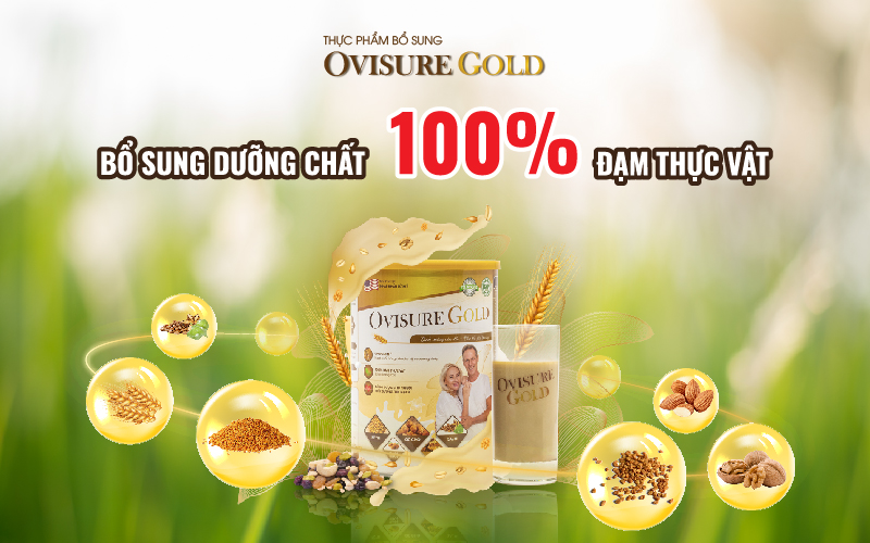 Sữa Hạt Xương Khớp Ovisure Gold Hộp 650g - Hỗ Trợ Sức Khỏe Xương Khớp, giúp nuôi dưỡng và bảo vệ sụn khớp, xương khớp, hấp thụ tốt. chính hãng