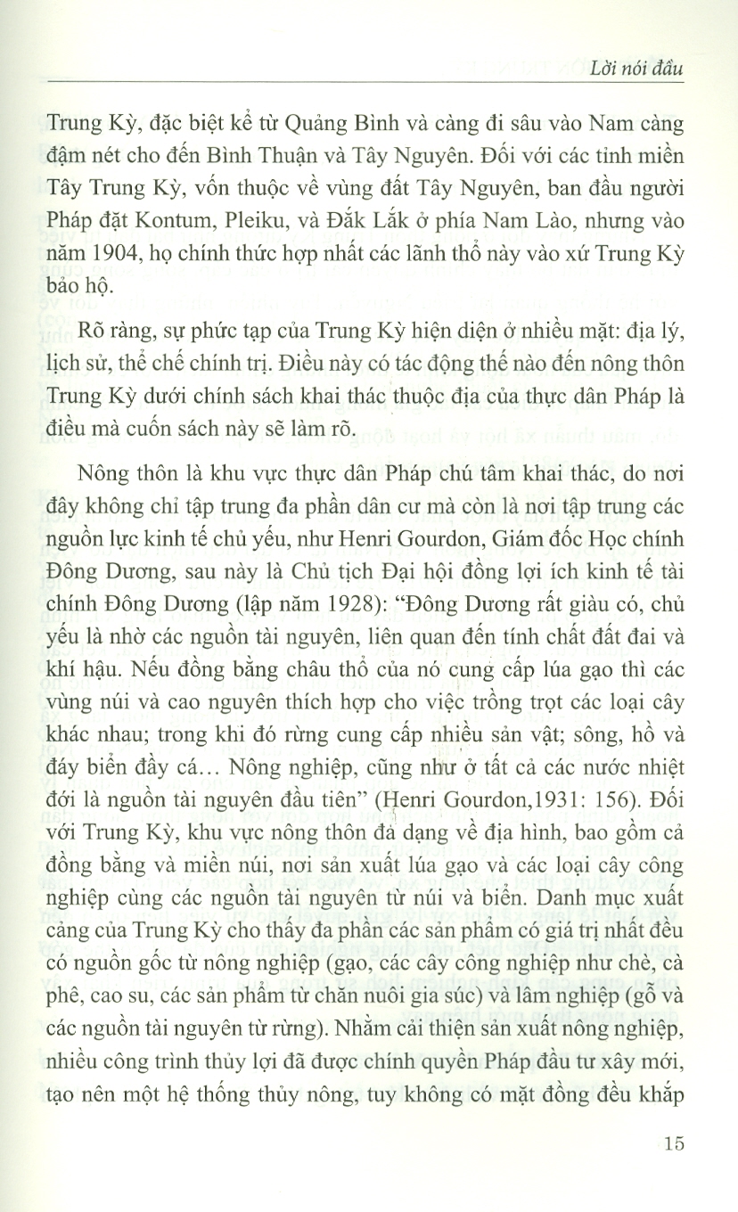 Nông Thôn Trung Kỳ Từ Năm 1858 Đến Năm 1945 (Sách Chuyên Khảo)
