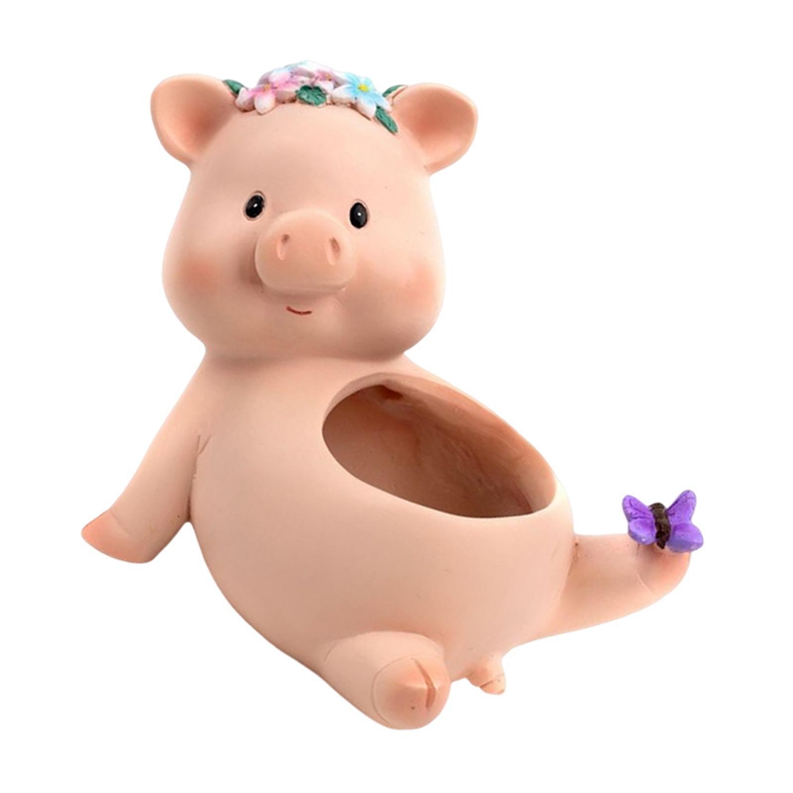 Resin Succulent Pot Planter Container Cute Bonsai Plant Pot