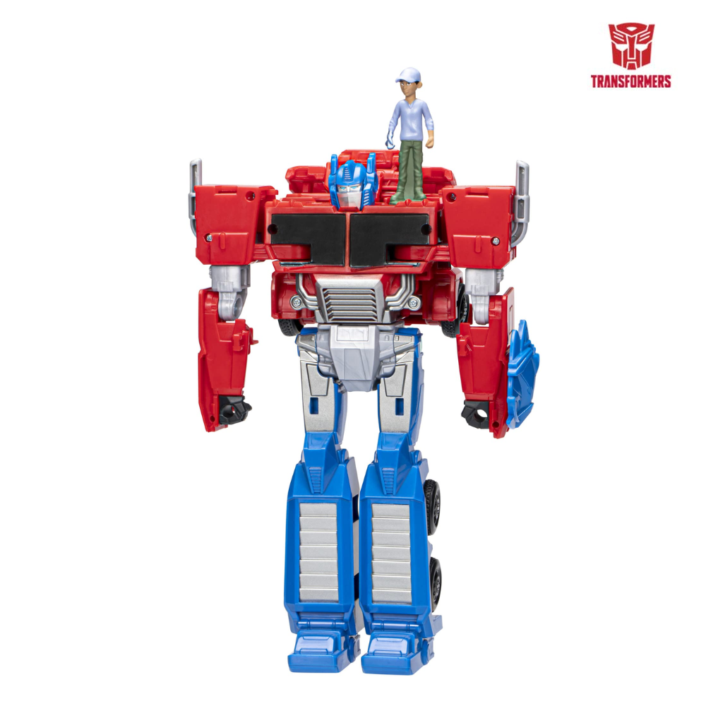 Đồ chơi robot biến hình Earthspark Spinchanger Optimus Transformers