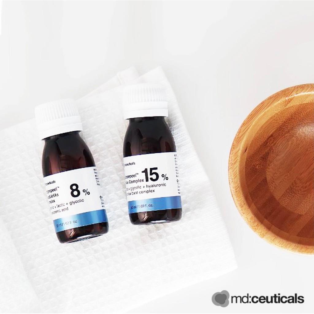 Peel Kiểm Soát Dầu &amp; Se Khít Lỗ Chân Lông Beta &amp; AHAs Complex 8% md:ceuticals