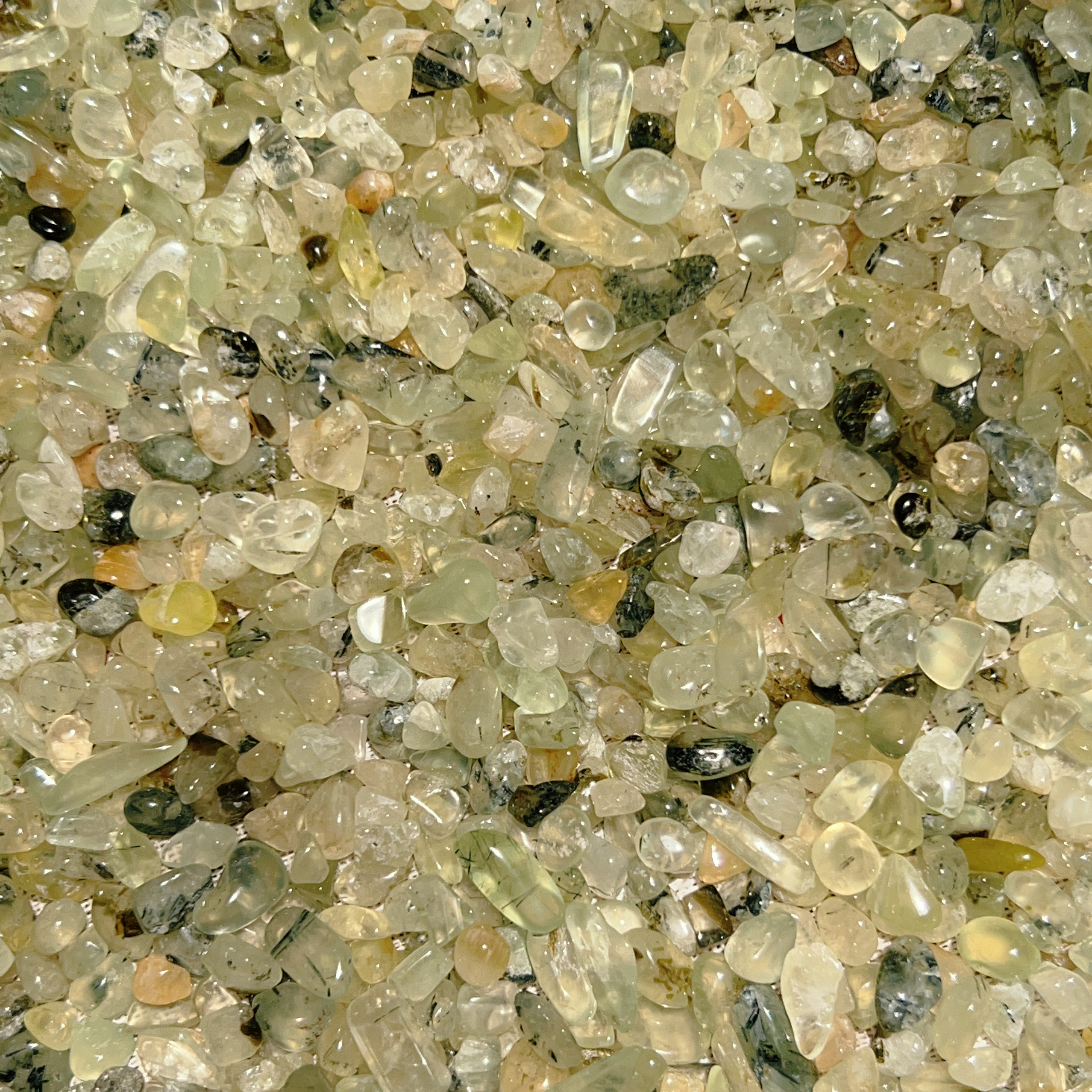 100g vụn đá Prehnite tự nhiên