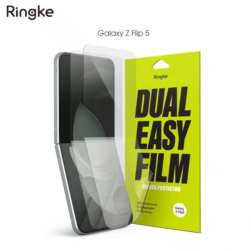 Combo 2 Miếng Dán màn hình Dành Cho Samsung Galaxy Z Flip 5 RINGKE Dual Easy Film_ Hàng Chính Hãng