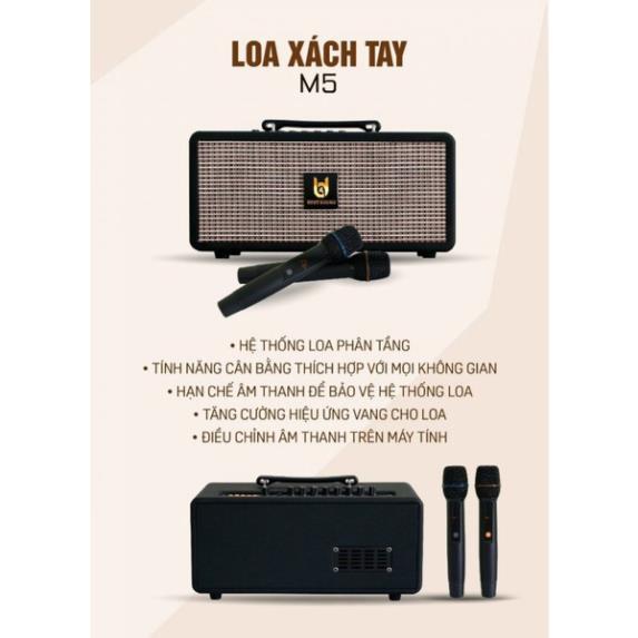 Loa Xách Tay Hát Karaoke Best Sound M5 Hàng chính hãng – Loa Nhỏ Gọn Mạnh Mẽ Công Suất Lớn