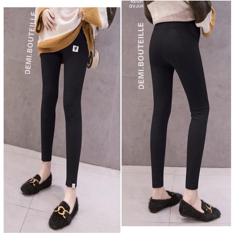 Quần bầu Legging LÓT LÔNG siêu mềm siêu ấm_ Mùa Đông không lạnh