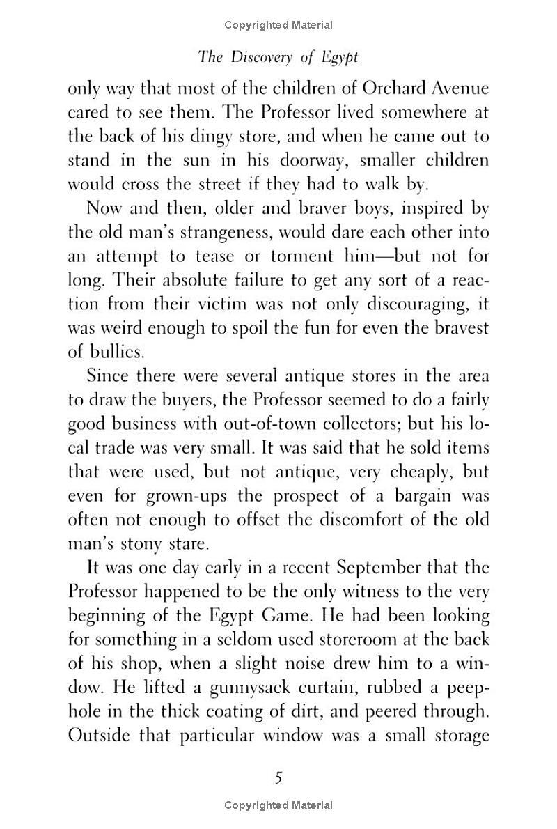 Sách ngoại văn: The Egypt Game