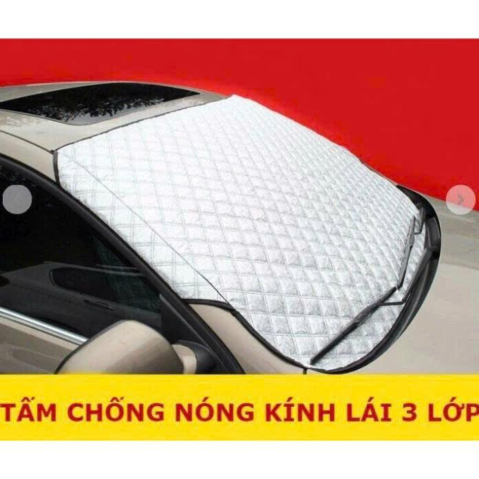 Bạt che nắng, chống nóng cho taplo xe hơi, miếng che nắng bảo vệ kính lái, nội thất ô tô