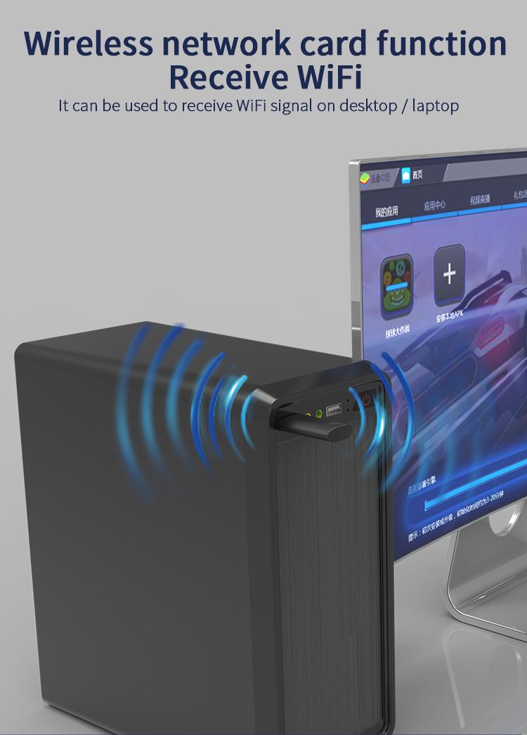 2 In 1 Usb Mini Wireless Bluetooth-compatible 2.1/4.2 Adapter USB2.0/1.1 Laptop Desktop Computer Wifi Receiver Adapter