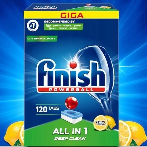 Viên rửa bát Finish ALL IN 1 120 viên