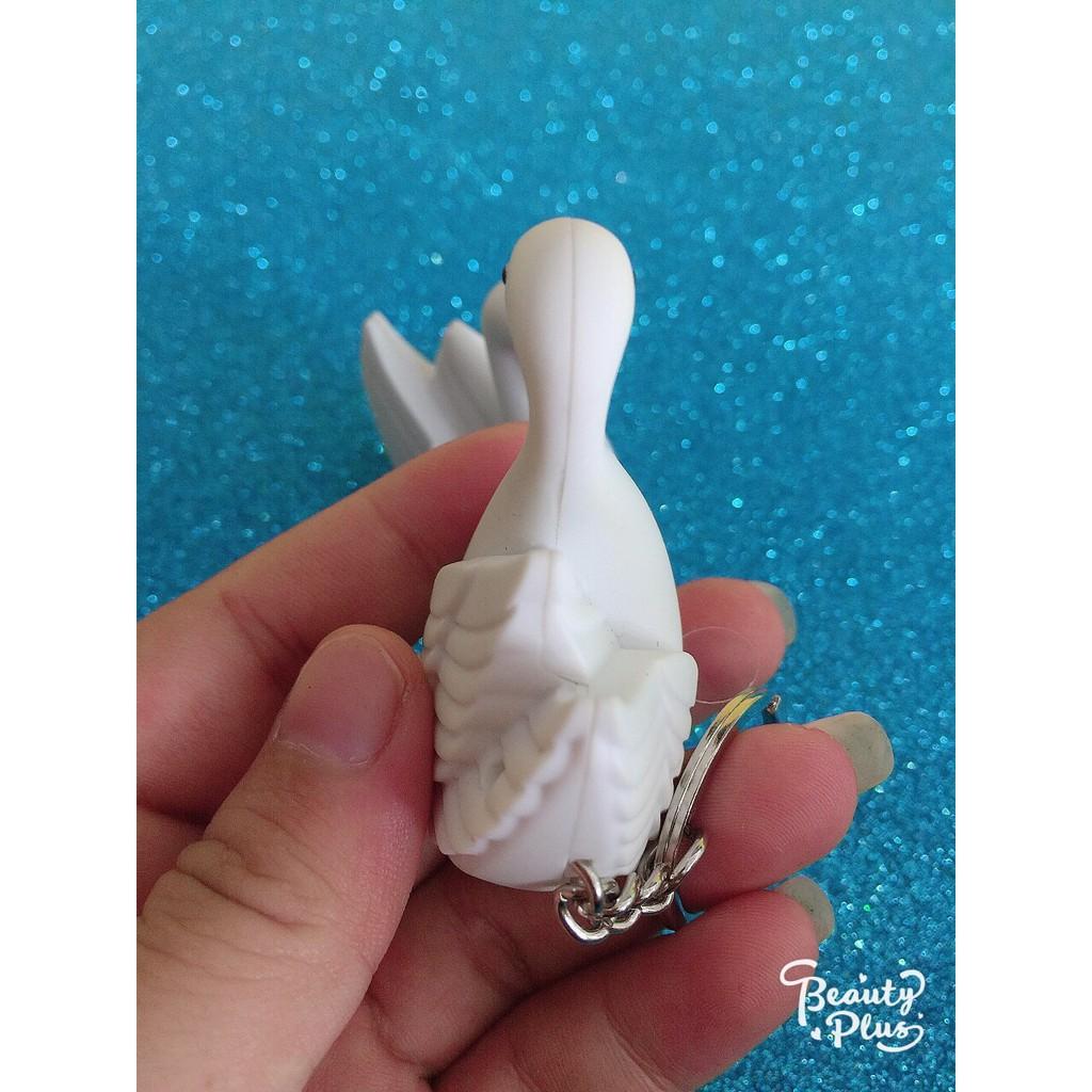 Móc khóa thiên nga  phát sáng mã QHC99 H8 in 1