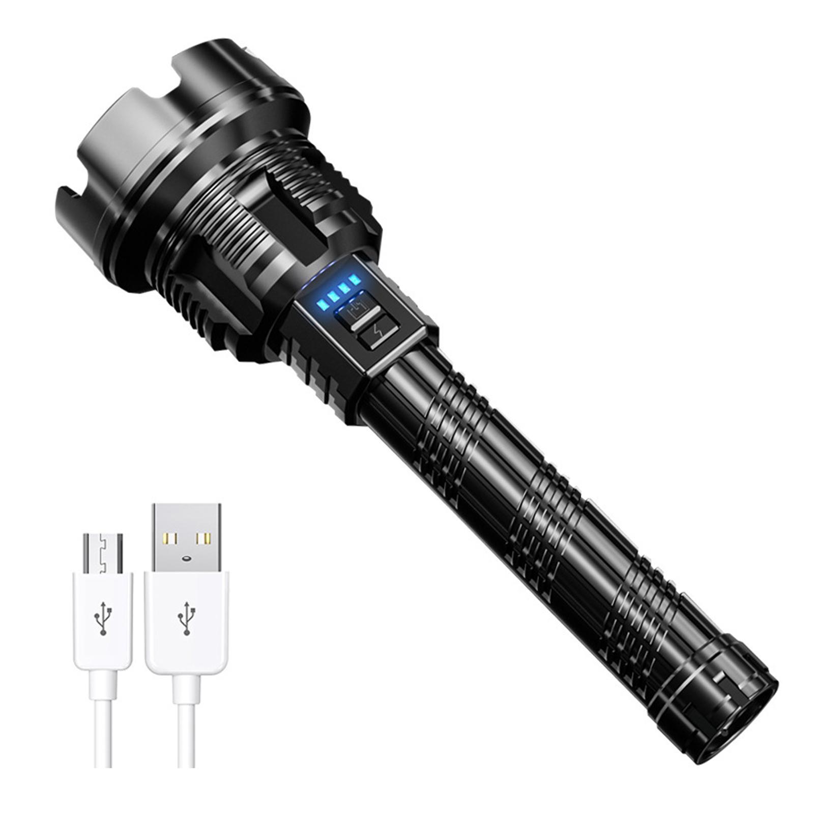 Rechargeable Flashlight Rechargeable Torch Light for Outdoor Fishing Camping