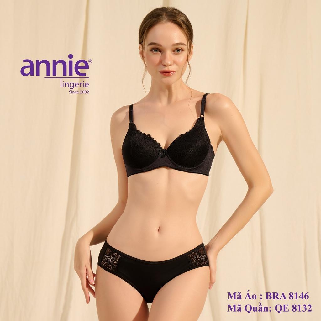 Bộ đồ lót Nữ Annie 8146 Đồng Bộ Chất Liệu Thun Lạnh Thấm Hút Tốt, Co Giãn 4 Chiều Mang Lại Cảm Giác Thoải Mái