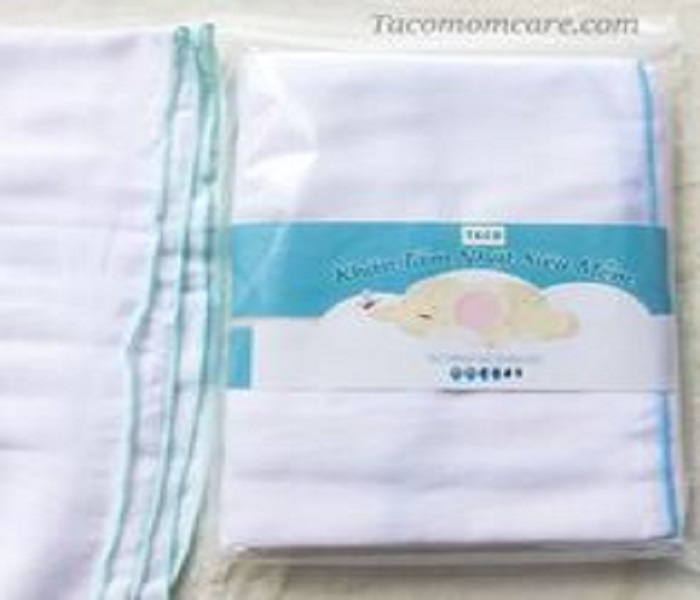 Sét 2 khăn tắm nhật siêu mền cho em bé, khăn tắm xô 4 lớp - TACO