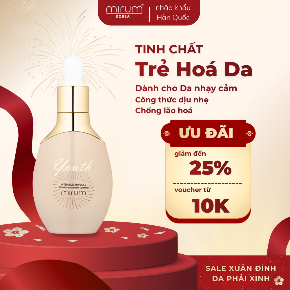 Tinh Chất Trẻ Hoá Da Mirum Dành Cho Da Nhạy Cảm Giúp Làm Dịu Da Dưỡng Ẩm Tăng Đàn Hồi M03 - 35ml