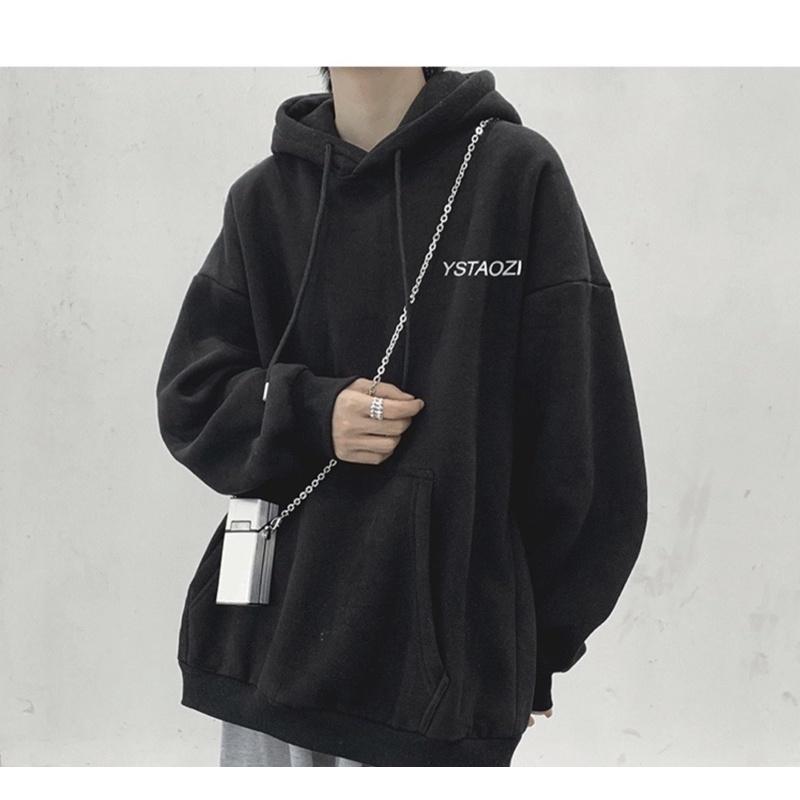 Áo hoodie nam nữ,Áo sweater nỉ nam nữ from rộng samstudio Unisex chất nỉ ngoại siêu dày dặn in chữ ZI