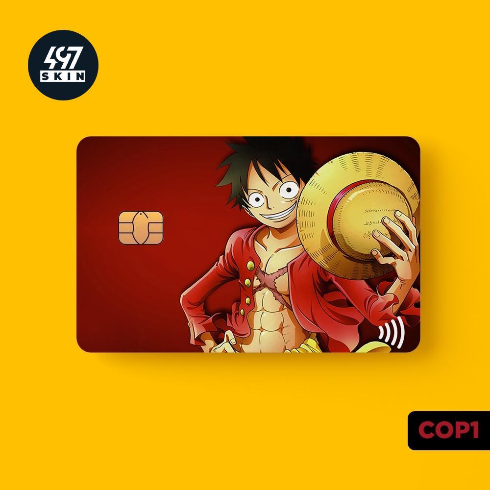 Skin Card Anime Đảo Hải Tặc - Miếng Dán ATM, Thẻ Xe, Thẻ Từ, Thẻ Chung Cư