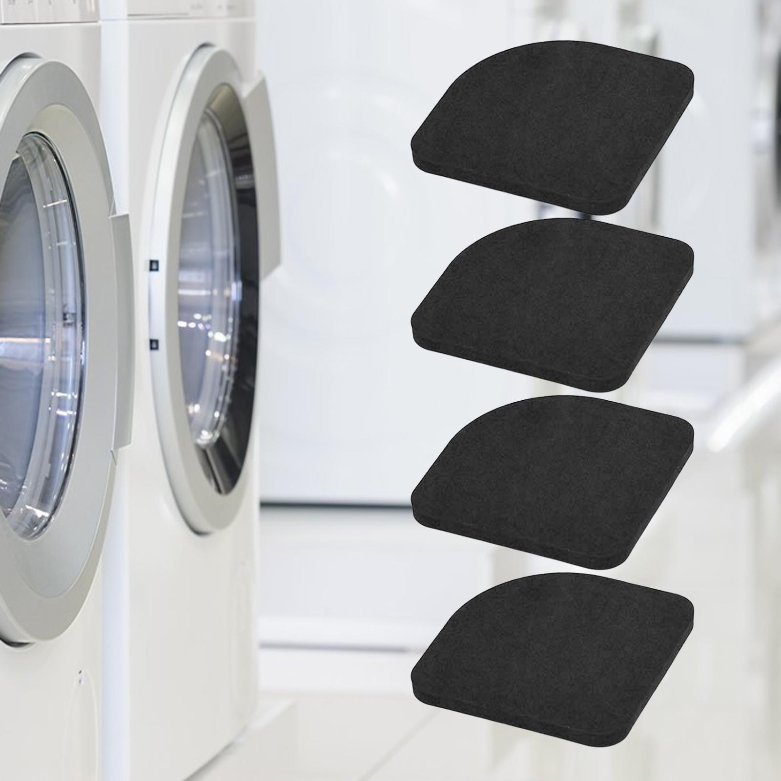 4 Pieces Anti Vibration Pads EVA Anti Slip Stand Protector Universal Washing Machine Feet Pad Foot Pads for Laundry Room Furniture Fridge