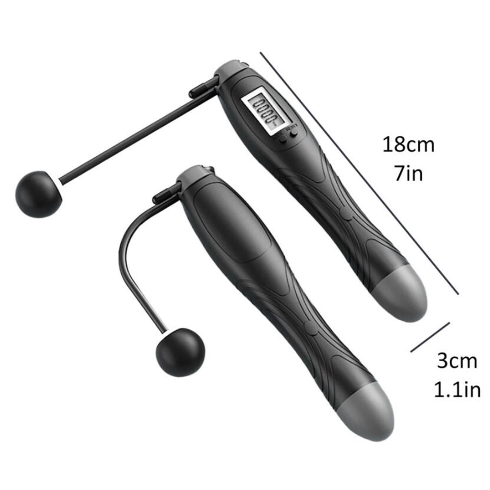 Adjustable Jump Rope 2-In-1 Cordless Skipping Ropes Indoor Outdoor Equipment