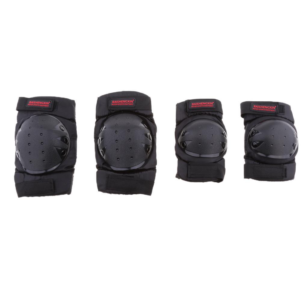 1Set Motorcycle Motocross Cycling Elbow and Knee Pads Protector Guard