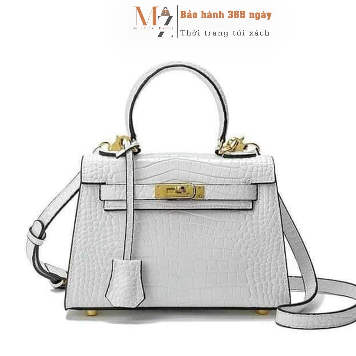 Túi Xách Nữ, Túi Đeo Chéo Size 20cm H.M mini da rắn cực xinh Hottrend phong cách Hàn Quốc