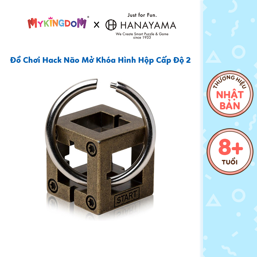 Đồ Chơi Hack Não Mở Khóa Hình Hộp Cấp Độ 2 HANAYAMA 515014