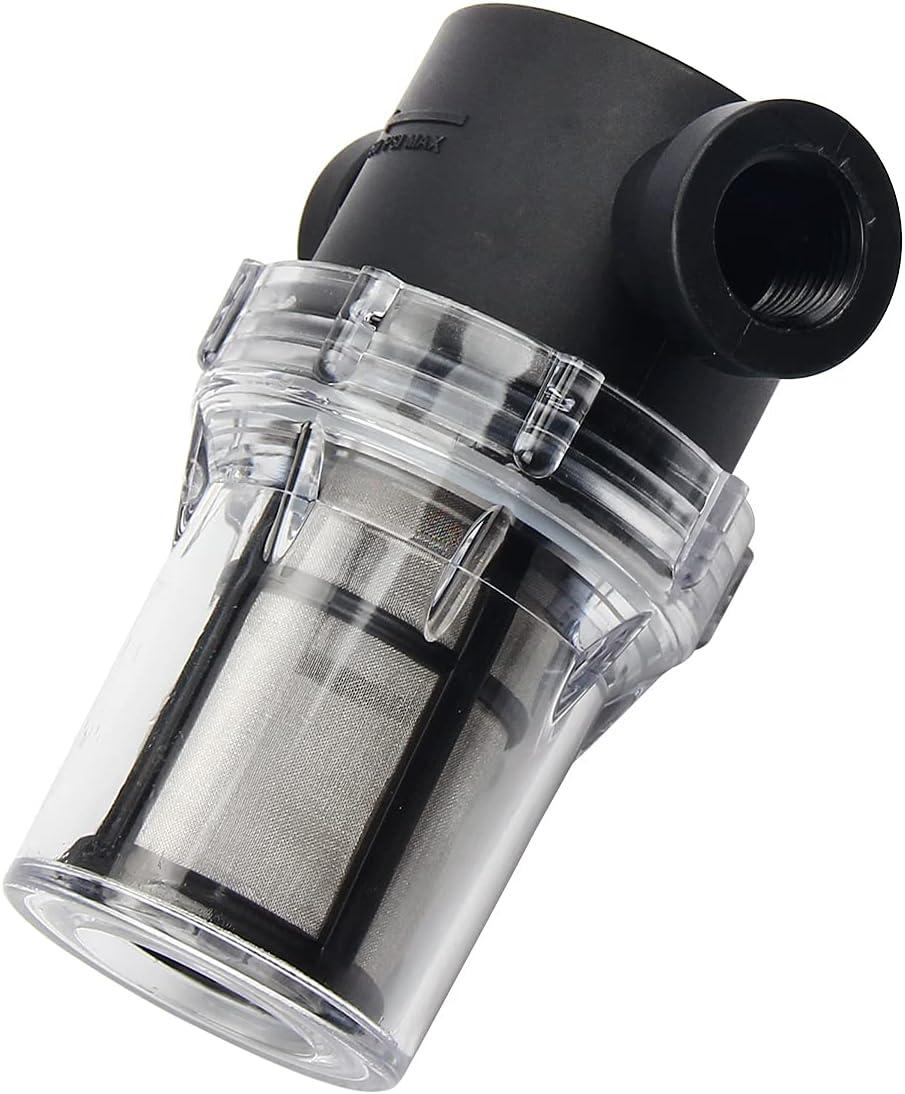 Bộ Lọc Máy Bơm Nước Đường Ống 1/2" Với Bộ Lọc Bằng Thép Không Gỉ 100 Lưới, Bộ Lọc Lưới Nội Tuyến Cho Tưới Vườn