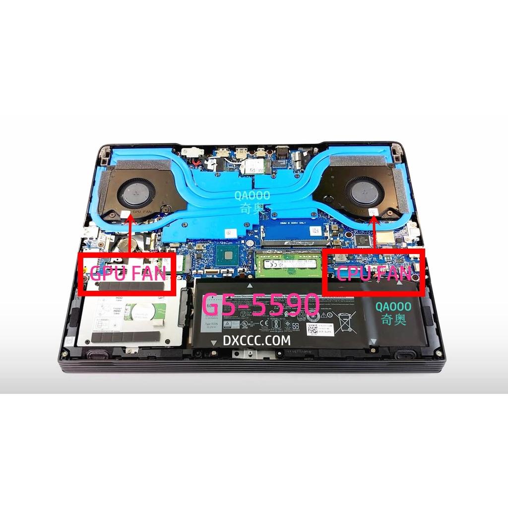 Quạt Tản Nhiệt CPU & GPU CN-063NYM / CN-0FK2HP Cho DELL INSPIRON G5-5590 DC5V 0.5A CN-0C04TH