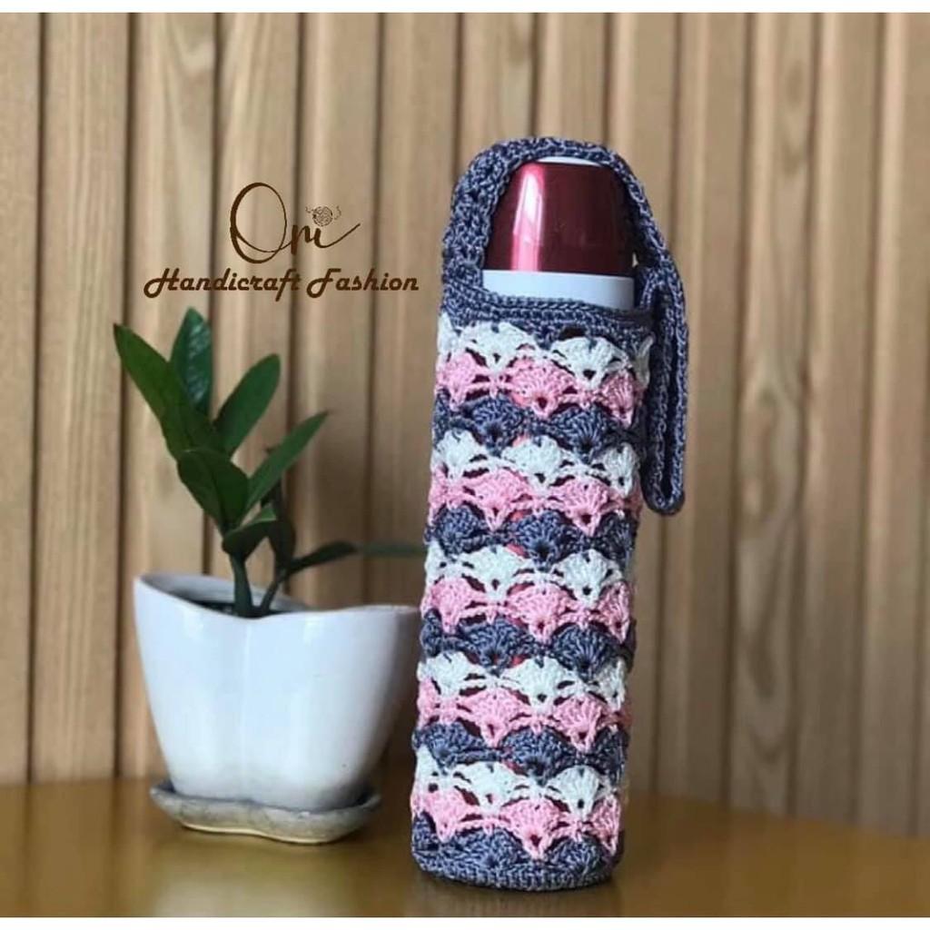 Túi Đựng Bình Giữ Nhiệt Móc handmade