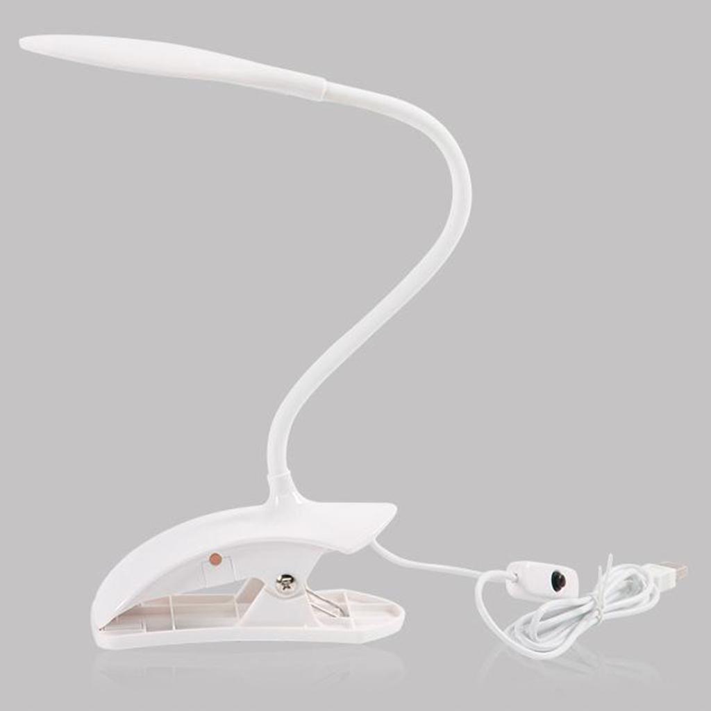 Đèn kẹp thông minh linh hoạt với cổng sạc USB và cổ đèn tùy chỉnh