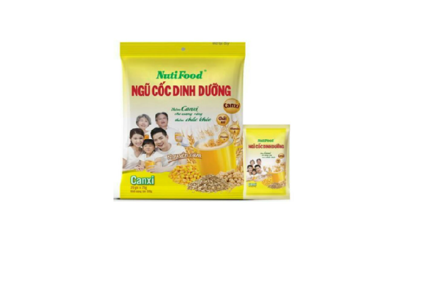 Combo 3 bịch Ngũ cốc Canxi (500g) của hãng Nutifood giúp Xương chắc khỏe dùng cho cả gia đình