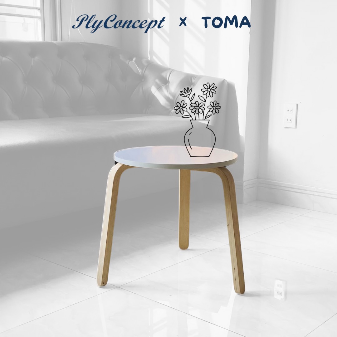 Bàn Sofa, Bàn trà đẹp, Bàn Ngồi Bệt - Plyconcept ToMa Table - Mặt bàn MDF dày 15 mm