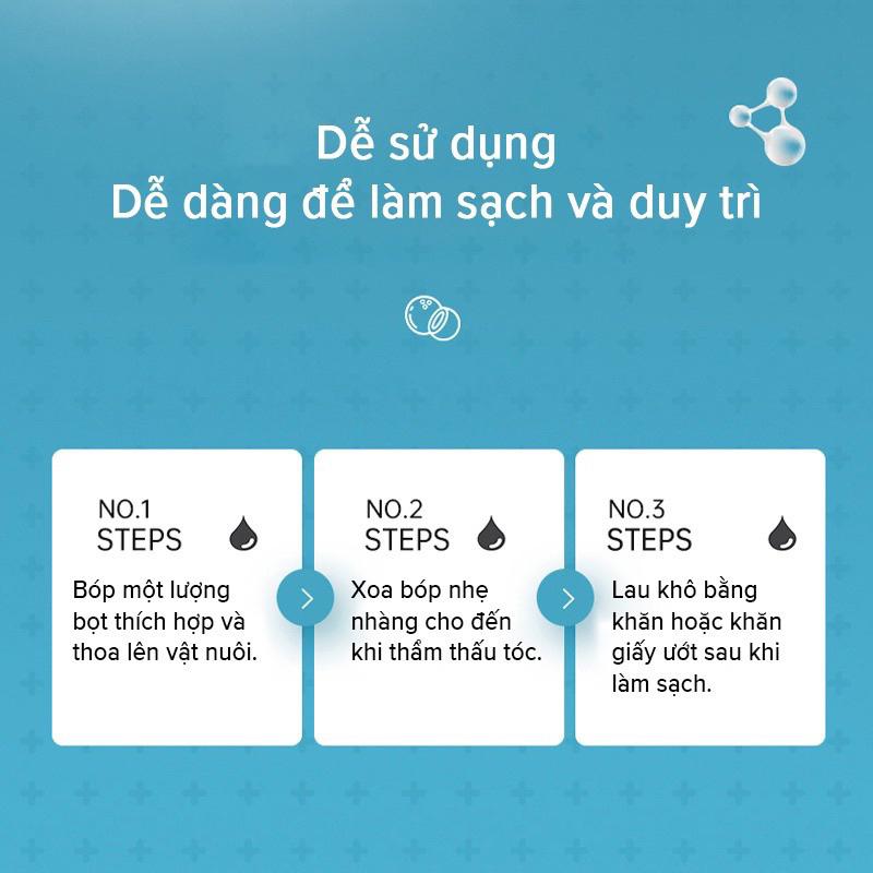 Sữa tắm khô cho chó mèo Borammy tiện lợi nhanh chóng