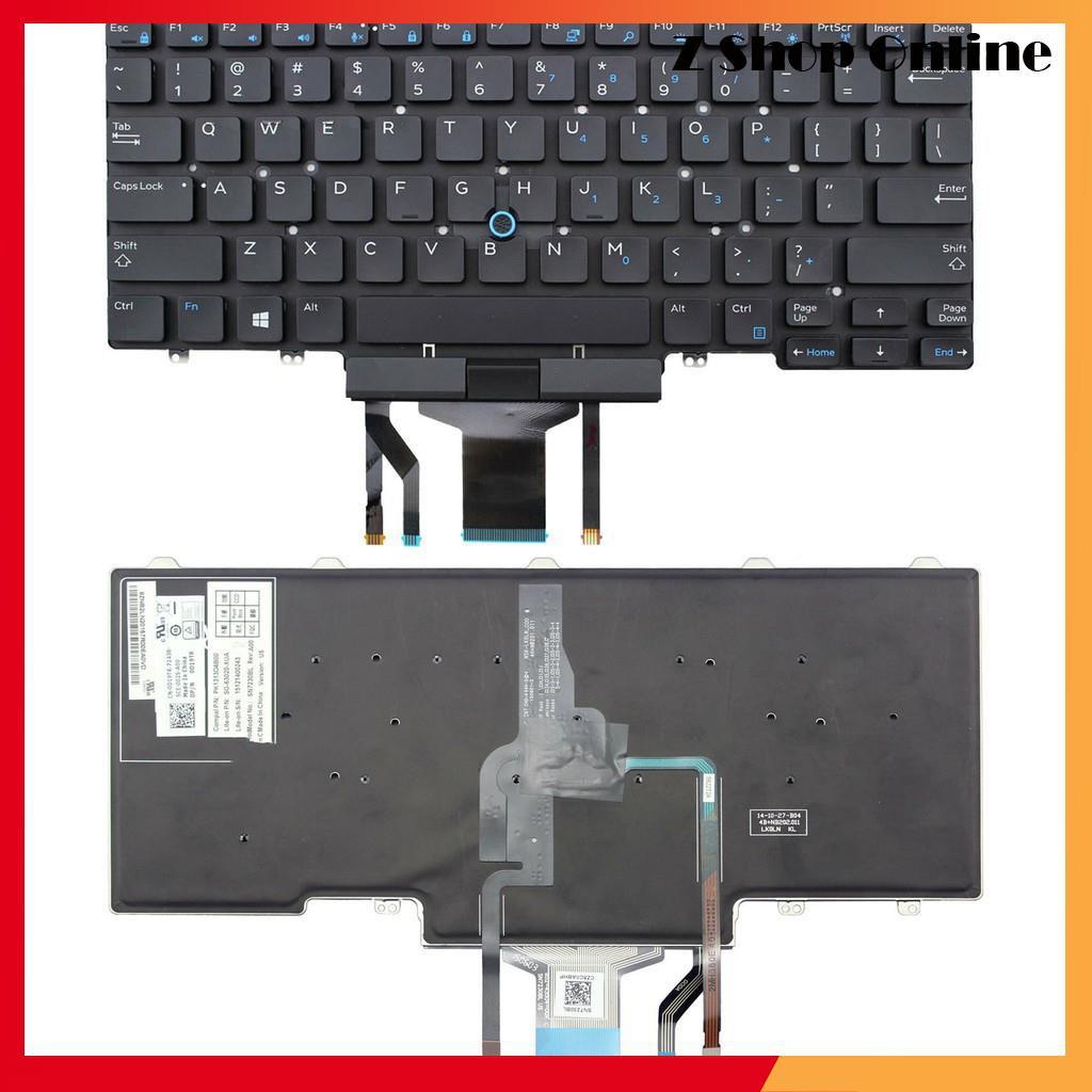 Phím Dùng Cho DELL Latitude E5450 E7450 E5470 E7470 E7480 E5450 E7450 Keyboard Có LED