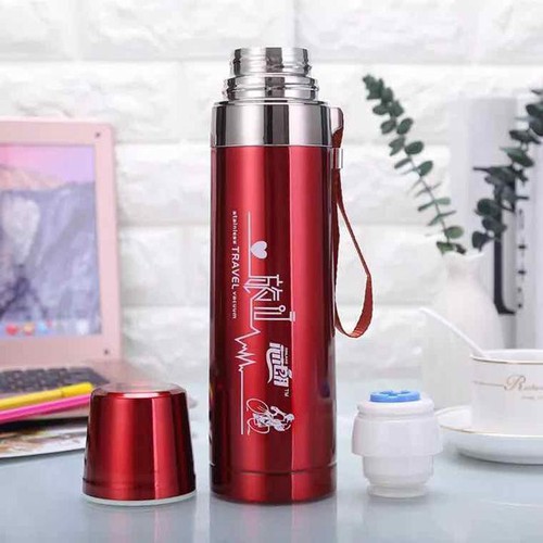 Bình đựng nước giữ nhiệt 2 lớp ruột bằng inox 800ml