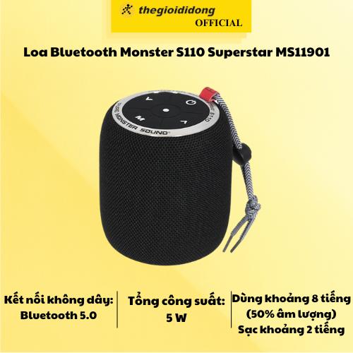 Loa Bluetooth Monster S110 Superstar MS11901 - Hàng Chính Hãng