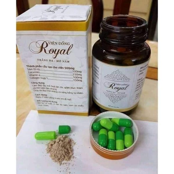 VIÊN UỐNG TRẮNG DA-MỜ NÁM ROYAL
