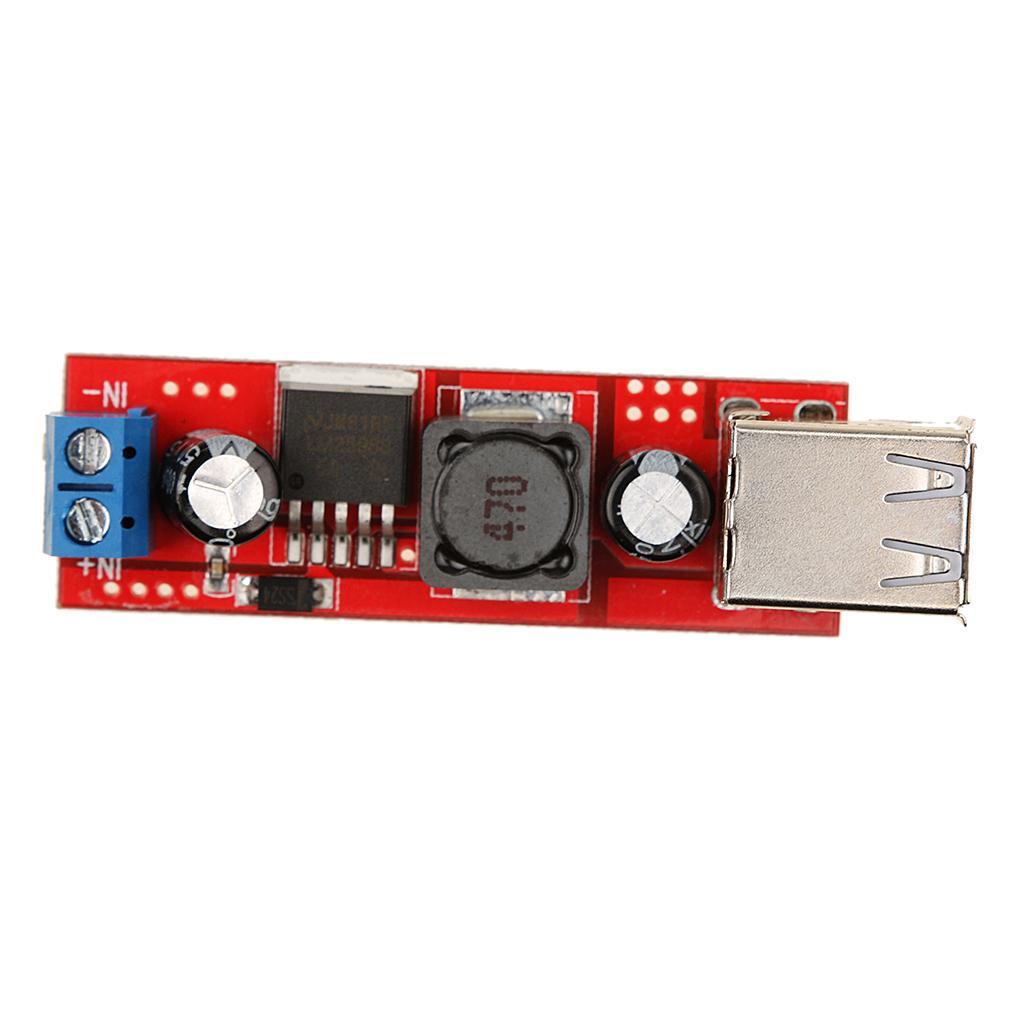 3-4pack Dual Usb Output 9V/12V/24V/36V to 5VDC-DC 3A Step-down Power Module