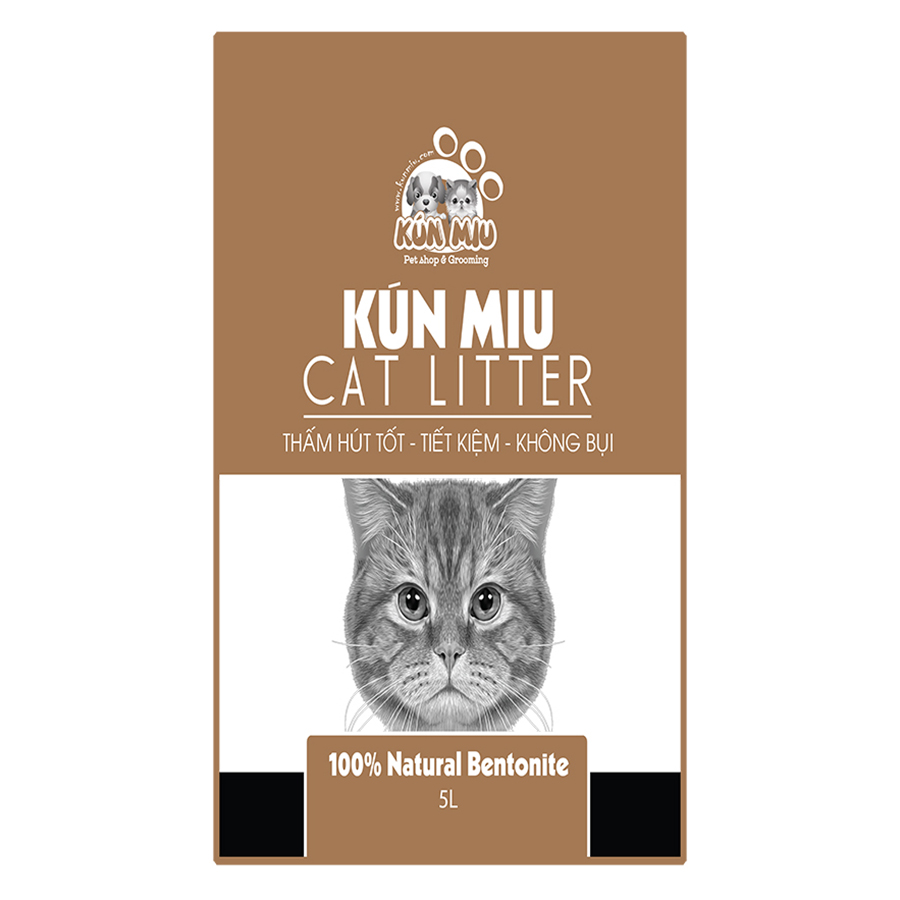 Cát Vệ Sinh Kún Miu Hương Cà Phê (5L)