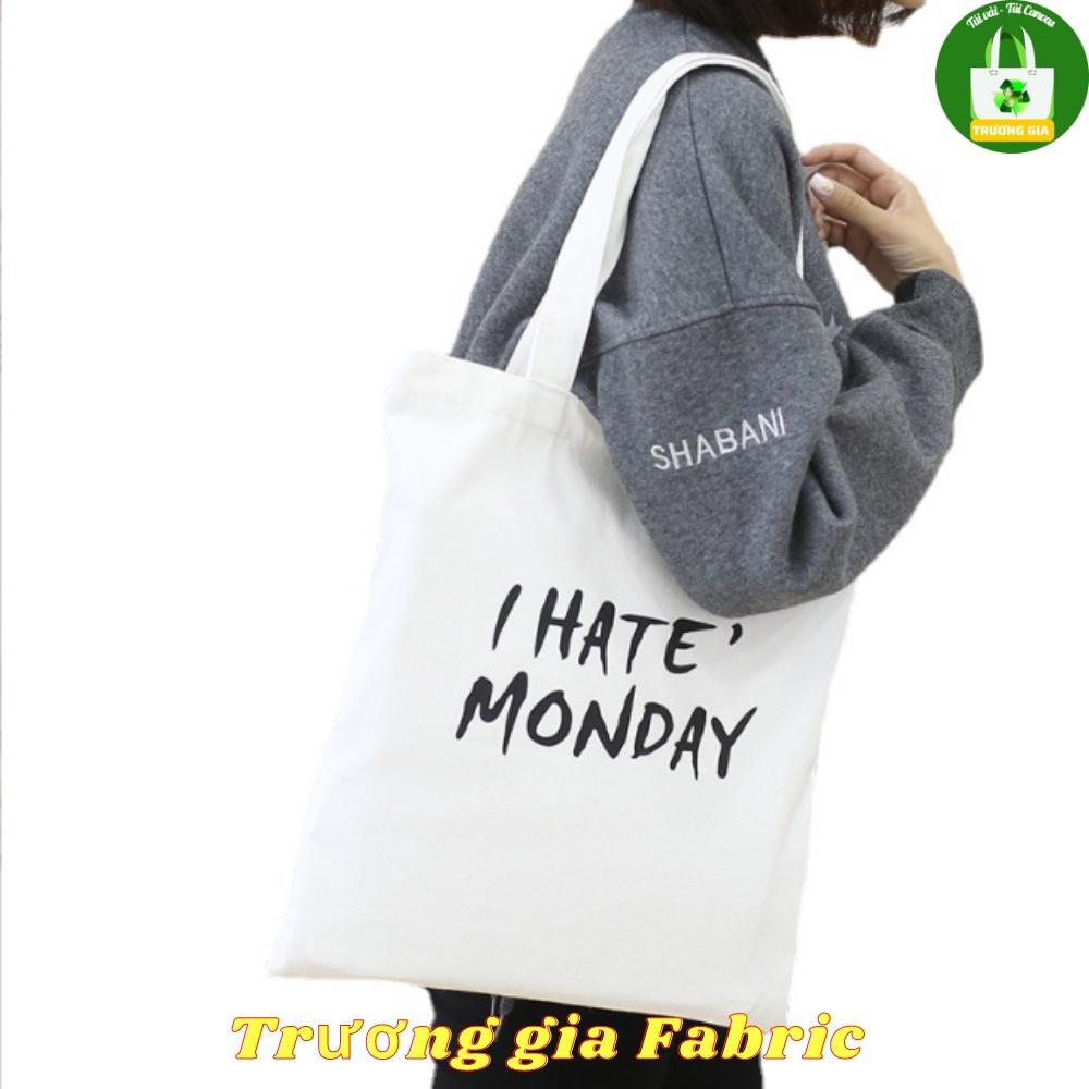 Túi Vải Canvas Trơn Túi vải bố Tùy chỉnh kích thước in logo Quảng cáo thương hiệu doanh nghiệp