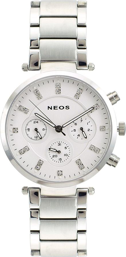 Đồng hồ Neos N-50559M nam dây thép 6 kim