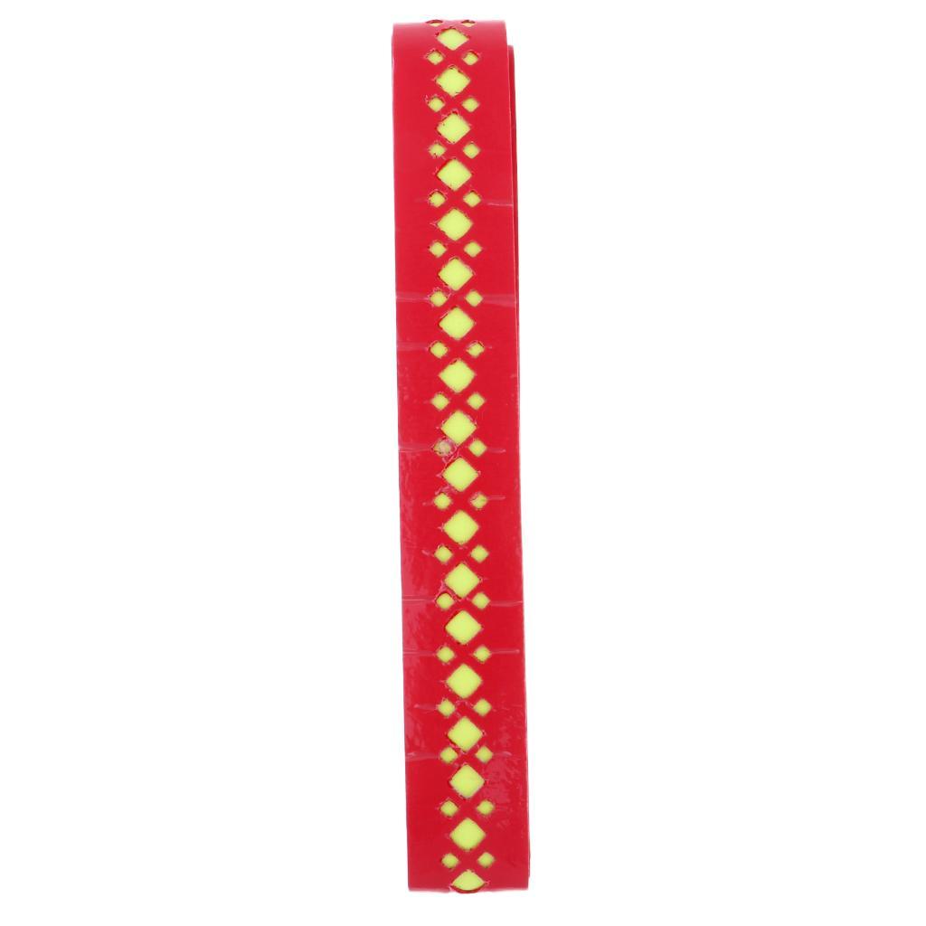 2xAnti Slip Racket Tennis Badminton Absorb Sweat Grip Tape Red