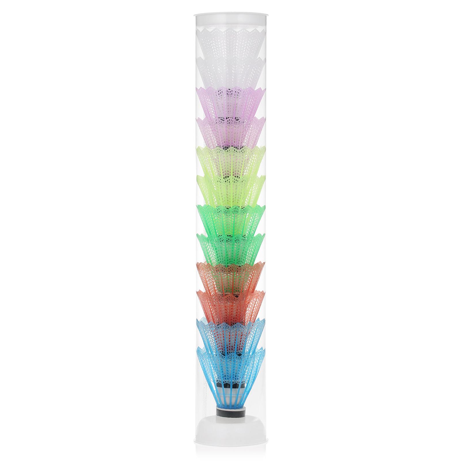 Set 12 Quả Cầu Lông Nhựa Bằng Sợi Nylon Chống Gió