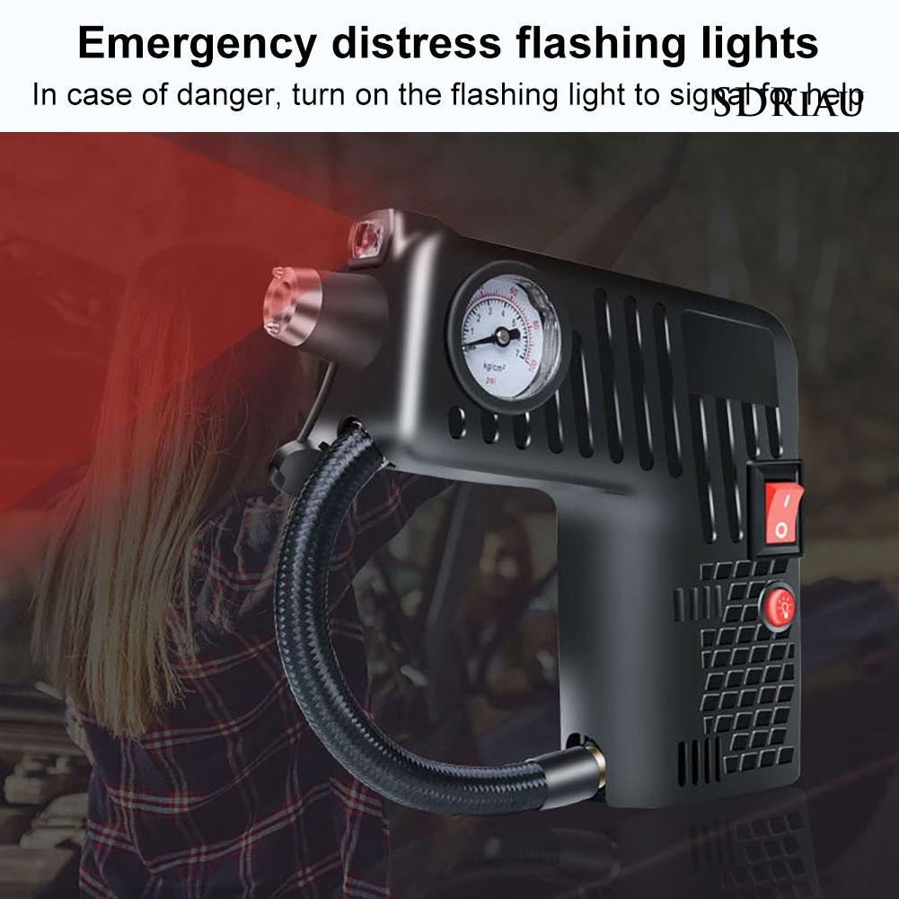 Máy Bơm Lốp Xe Hơi Xxlgjx 12v Có Đèn Led