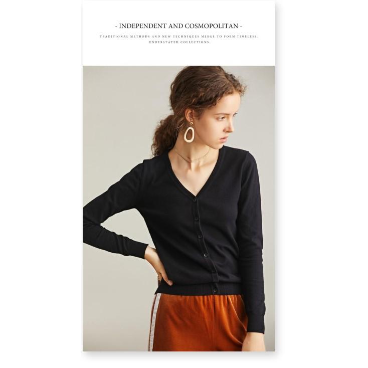 áo khoác nữ, áo khoác len nữ, áo khoác Cardigan nữ form ngắn Thời trang